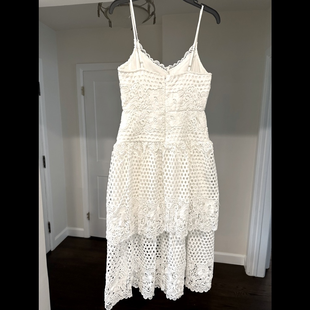White lace dress